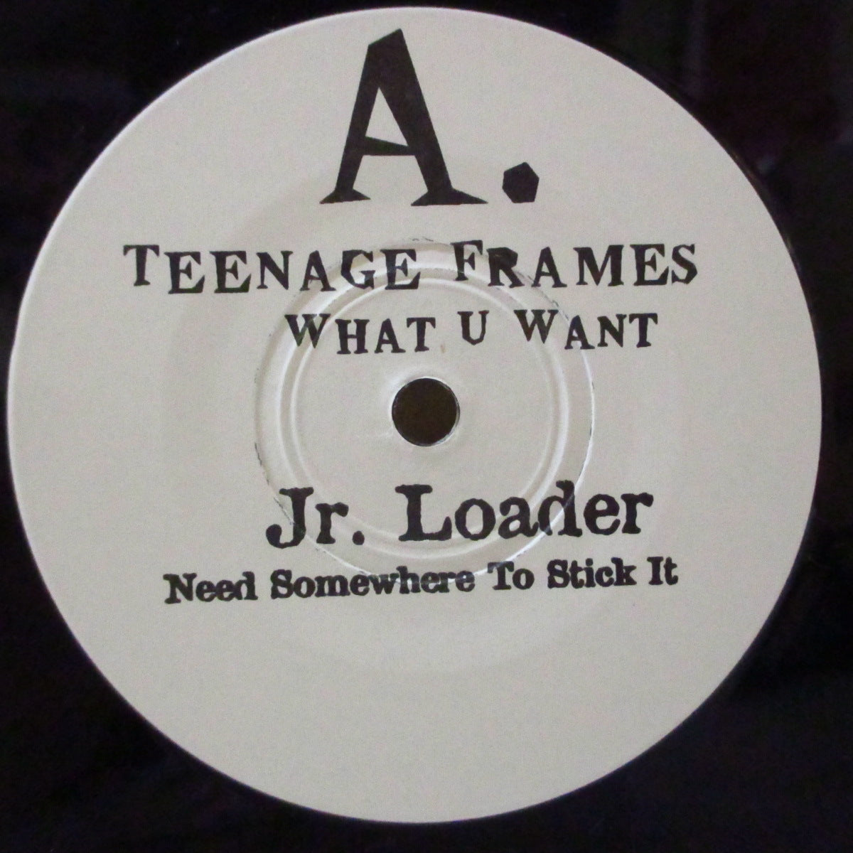 TEENAGE FRAMES / JR. LOADER (ティーンエイジ・フレームス / ジュニア・ローダー) - S.T. (US Orig.7"+Sticker)