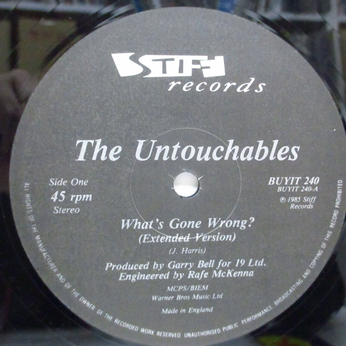 UNTOUCHABLES, THE (ジ・アンタッチャブルズ) - What's Gone Wrong? (UK Orig.12")