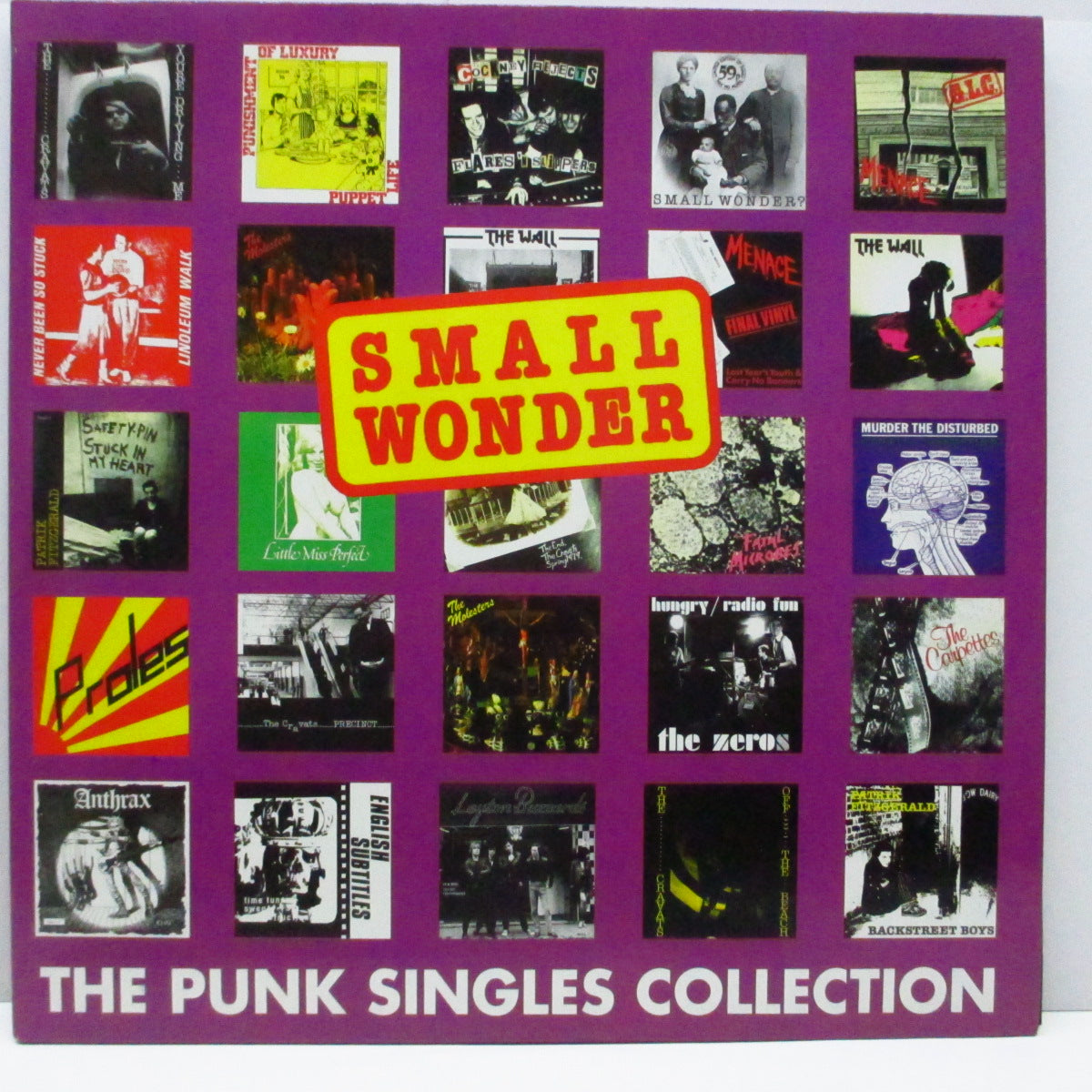 V.A. (英Small Wonderパンク・コンピ) - Small Wonder - The Punk Singles Collection (UK '96 Reissue 2xLP/GS)