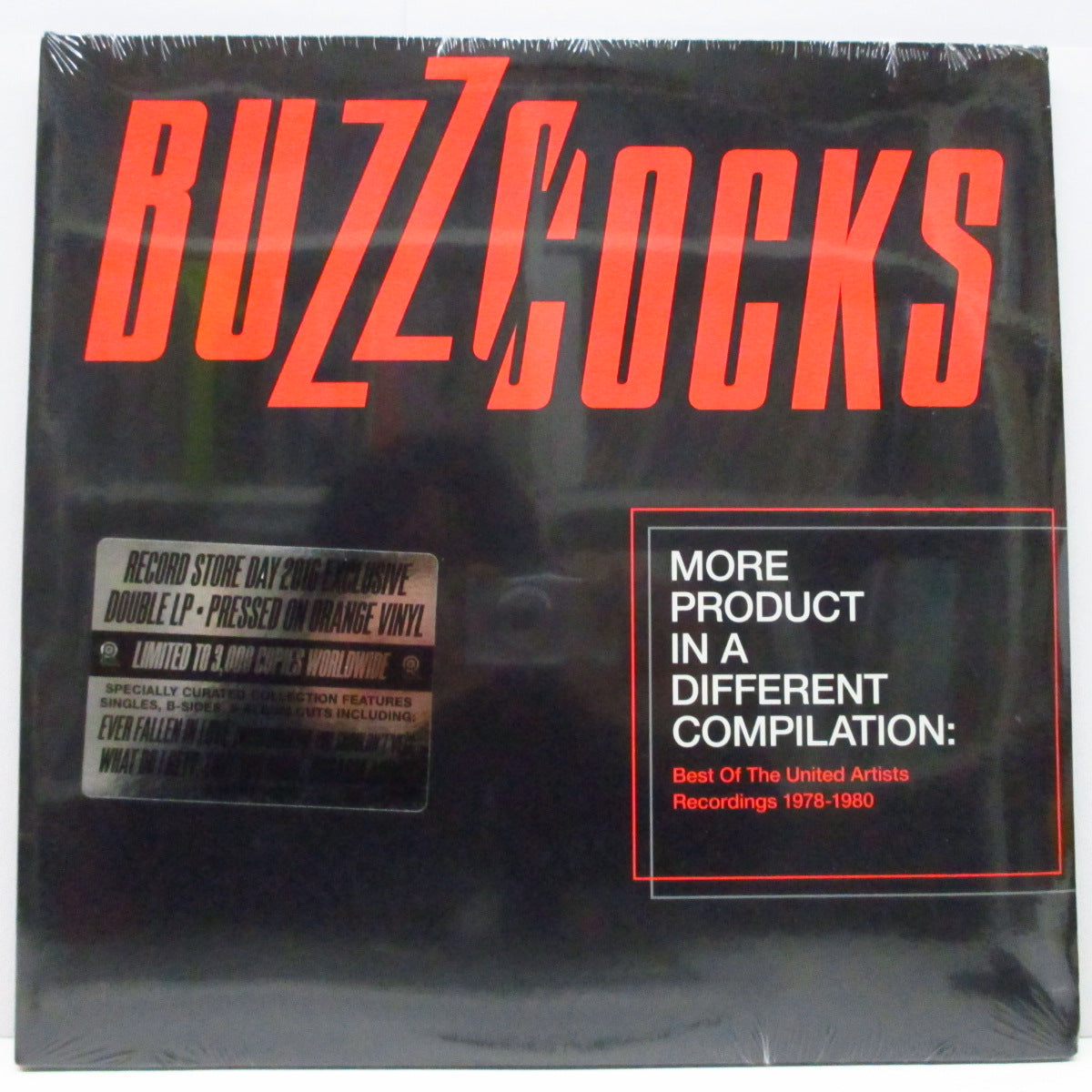 BUZZCOCKS (バズコックス) - More Product In A Different Compilation (US '16 RSD「3,000枚限定オレンジヴァイナル」2xLP/ステッカー付見開ジャケ「廃盤 New」)
