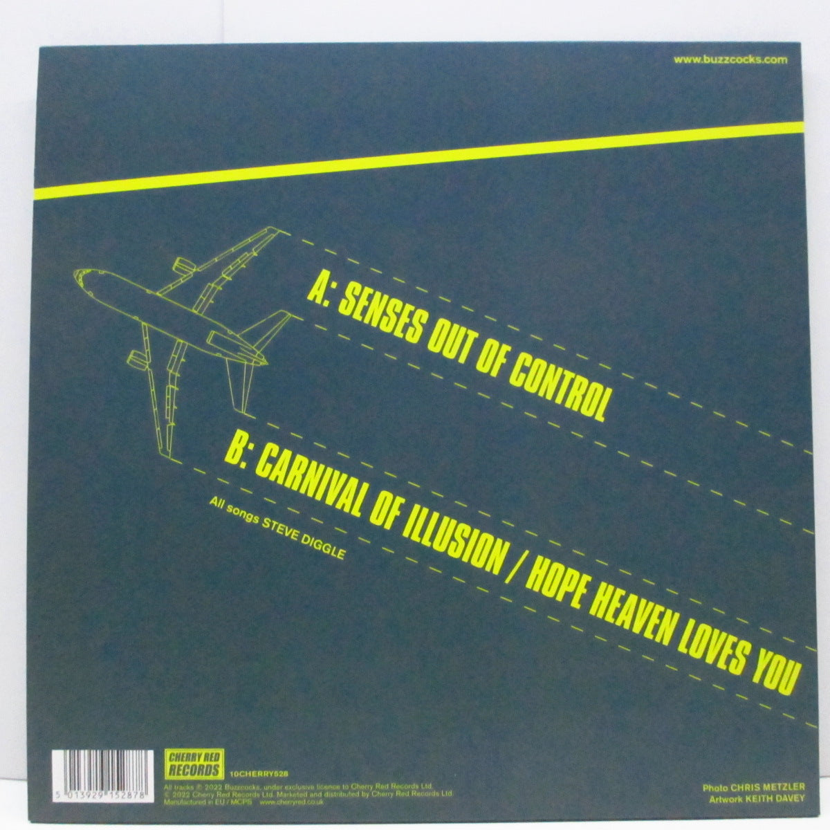 BUZZCOCKS (バズコックス) - Senses Out Of Control +2 (UK 限定プレス 10"/メンバー3人の直筆サイン入ジャケ)