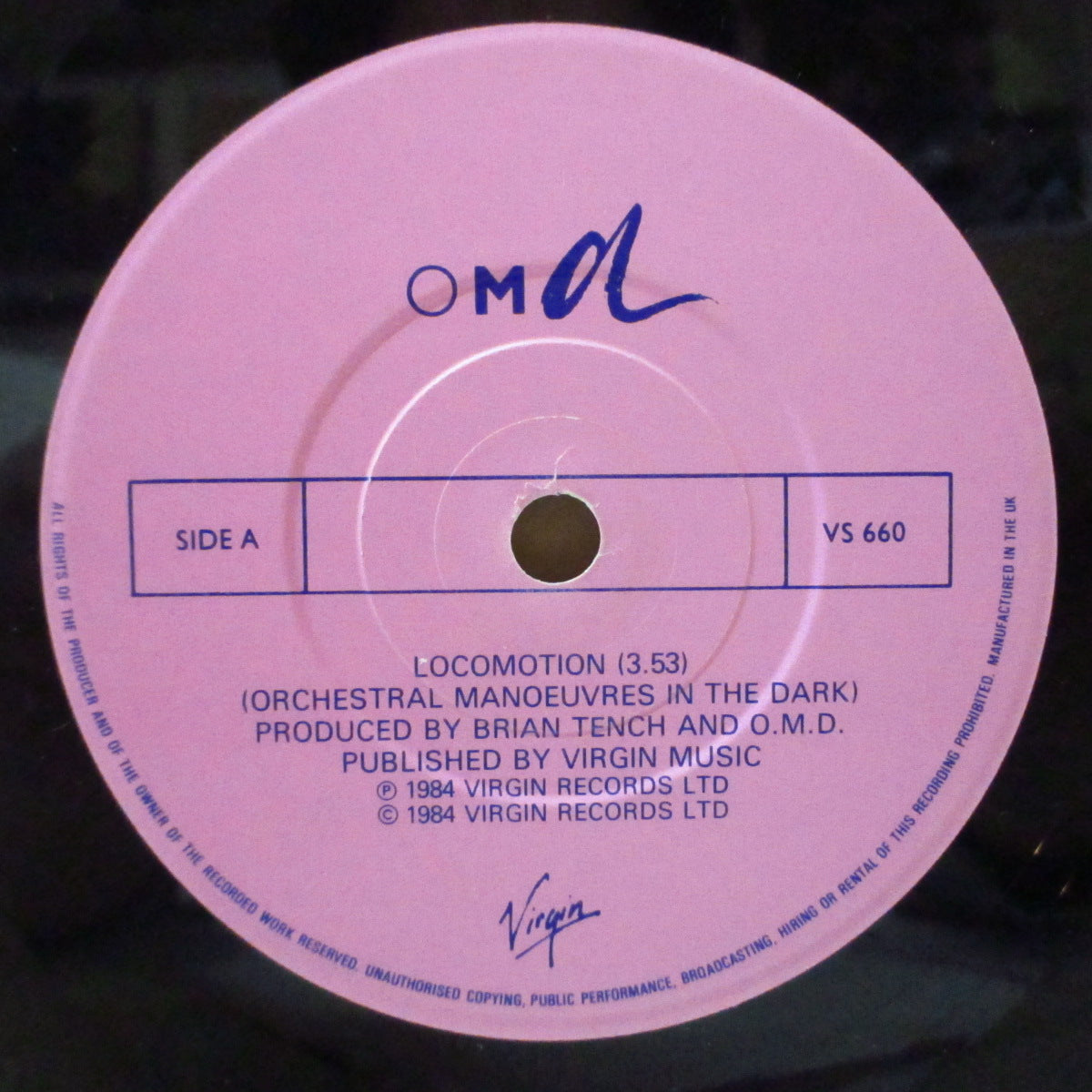 O.M.D. (Orchestral Manoeuvres In The Dark) (オーケストラル・マヌーヴァーズ・イン・ザ・ダーク) - Locomotion (UK オリジナル 7インチ+マットソフト紙折り返しジャケ)