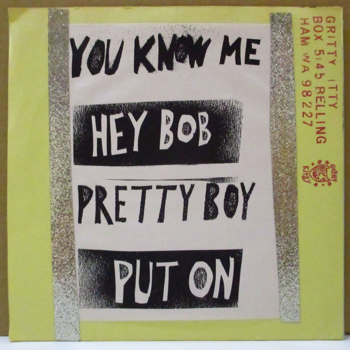 HUSSY (ハッシー) - Untitled (US Orig.7"+Inserts/Handmade PS)