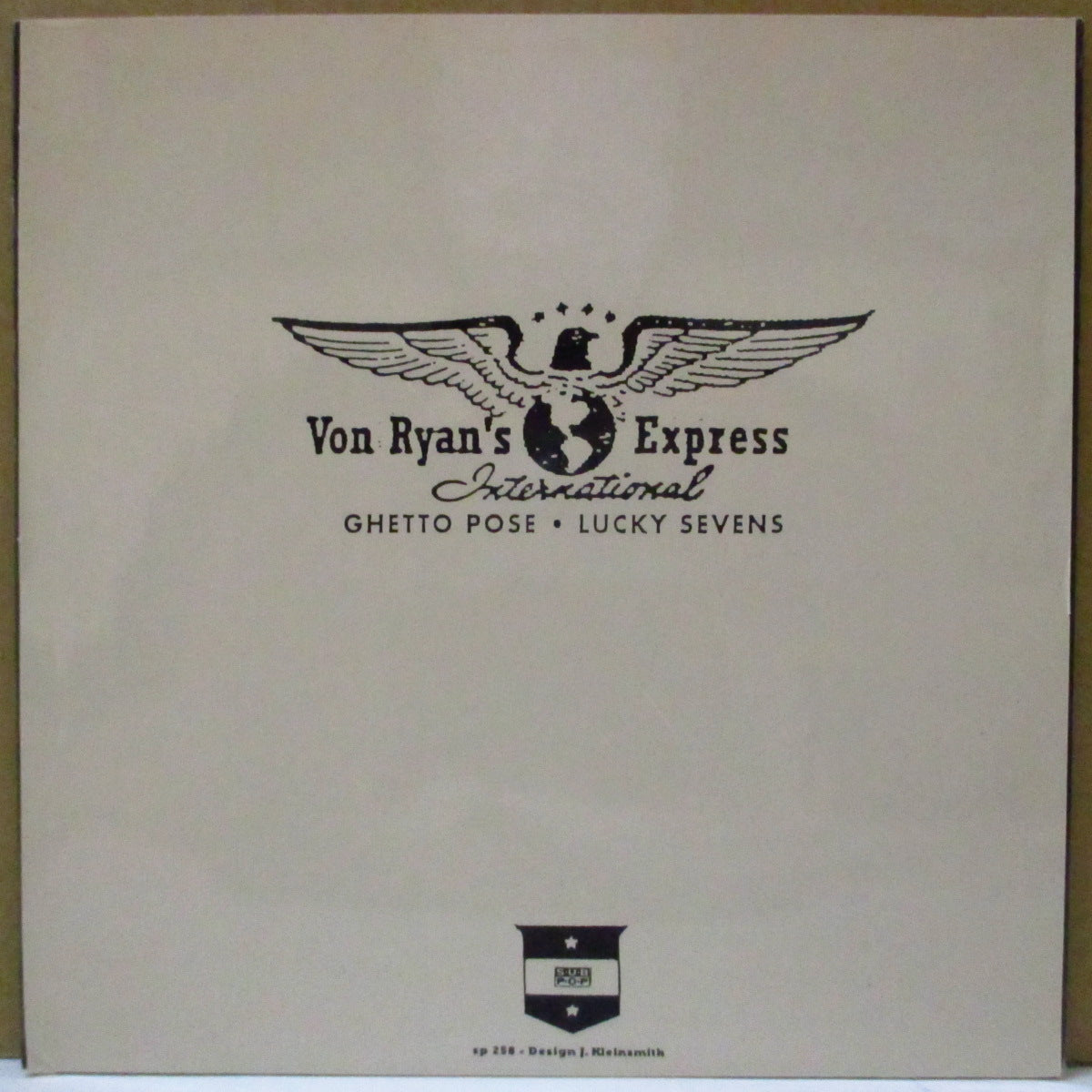 VON RYAN'S EXPRESS (ヴォン・ライアンズ・エキスプレス) - Ghetto Pose (US Orig.7")