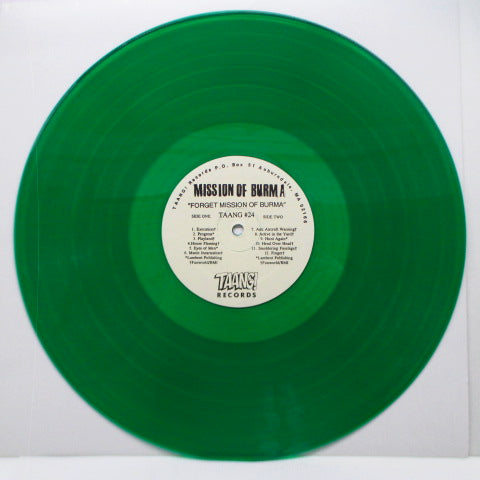 MISSION OF BURMA (ミッション・オブ・バーマ) - Forget (US Ltd.Green Vinyl LP)