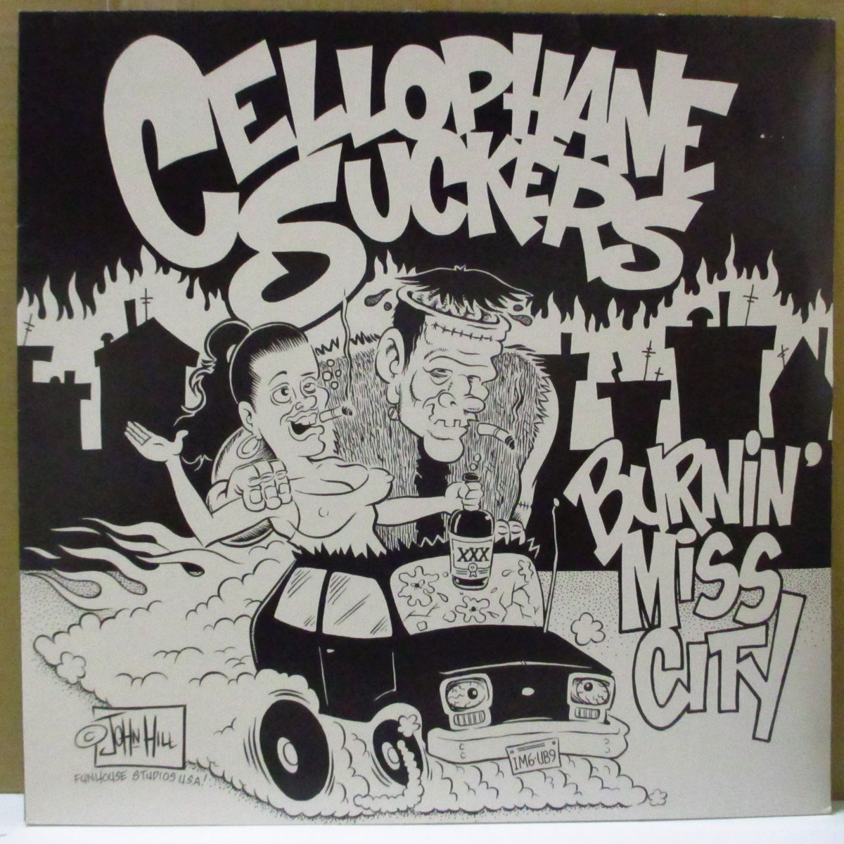 CELLOPHANE SUCKERS (セロファン・サッカーズ) - Burnin' Miss City (German オリジナル LP+インサート)