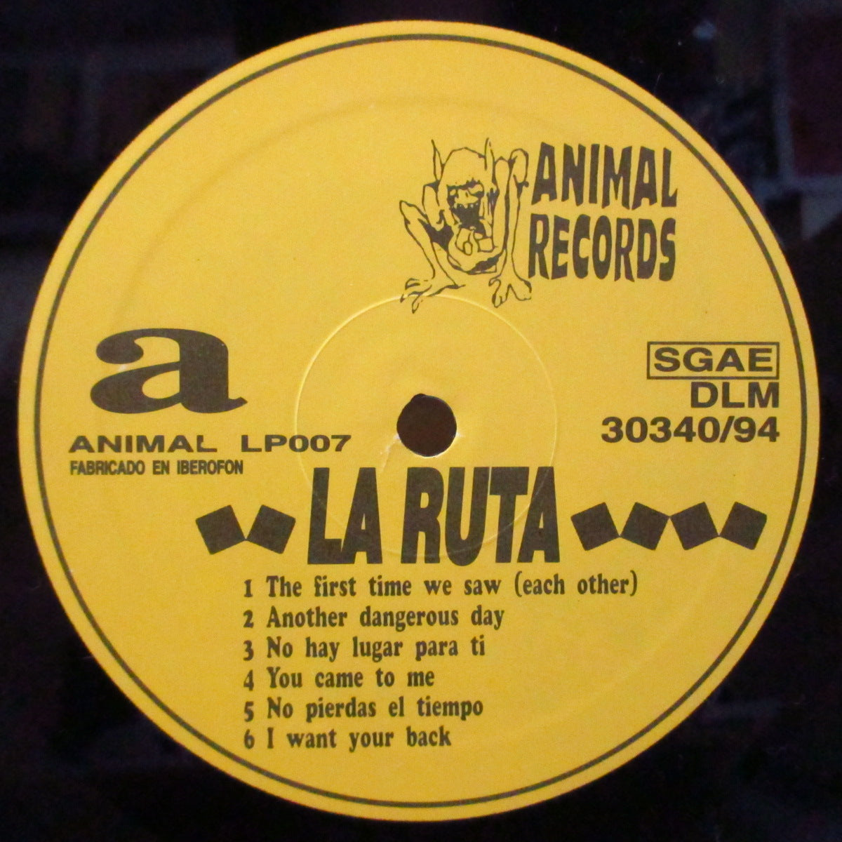 LA RUTA (ラ・ルータ) - Paff... Boom! (Spain オリジナル LP)