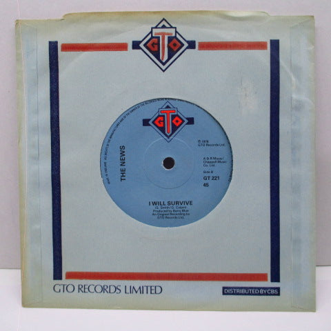 NEWS, THE (ザ・ニュース) - Blue Thru (UK Orig.7")