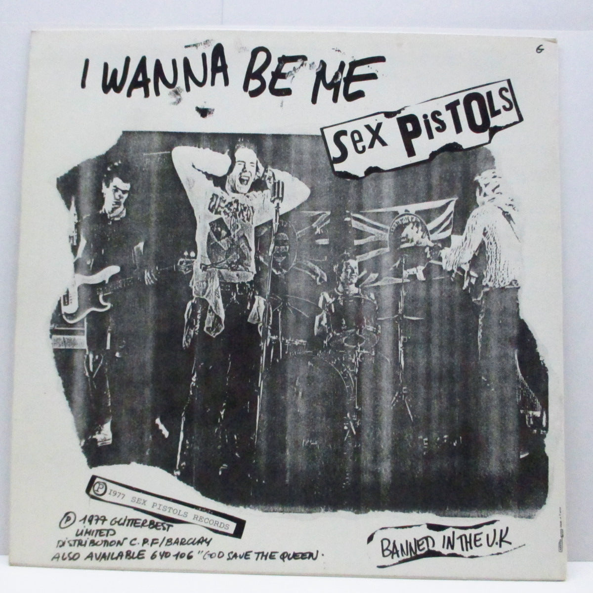 SEX PISTOLS (セックス・ピストルズ) - Anarchy In The U.K. (France オリジナル 12"/初回「G」プライスコード光沢ジャケ)