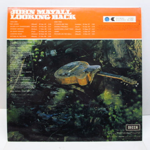 JOHN MAYALL (ジョン・メイオール) - Looking Back (UK Orig.Stereo/CGS)