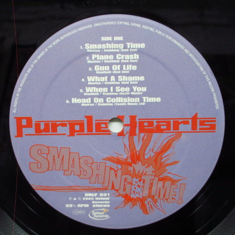 PURPLE HEARTS (パープル・ハーツ) - Smashing Time (UK Orig.2 x LP)