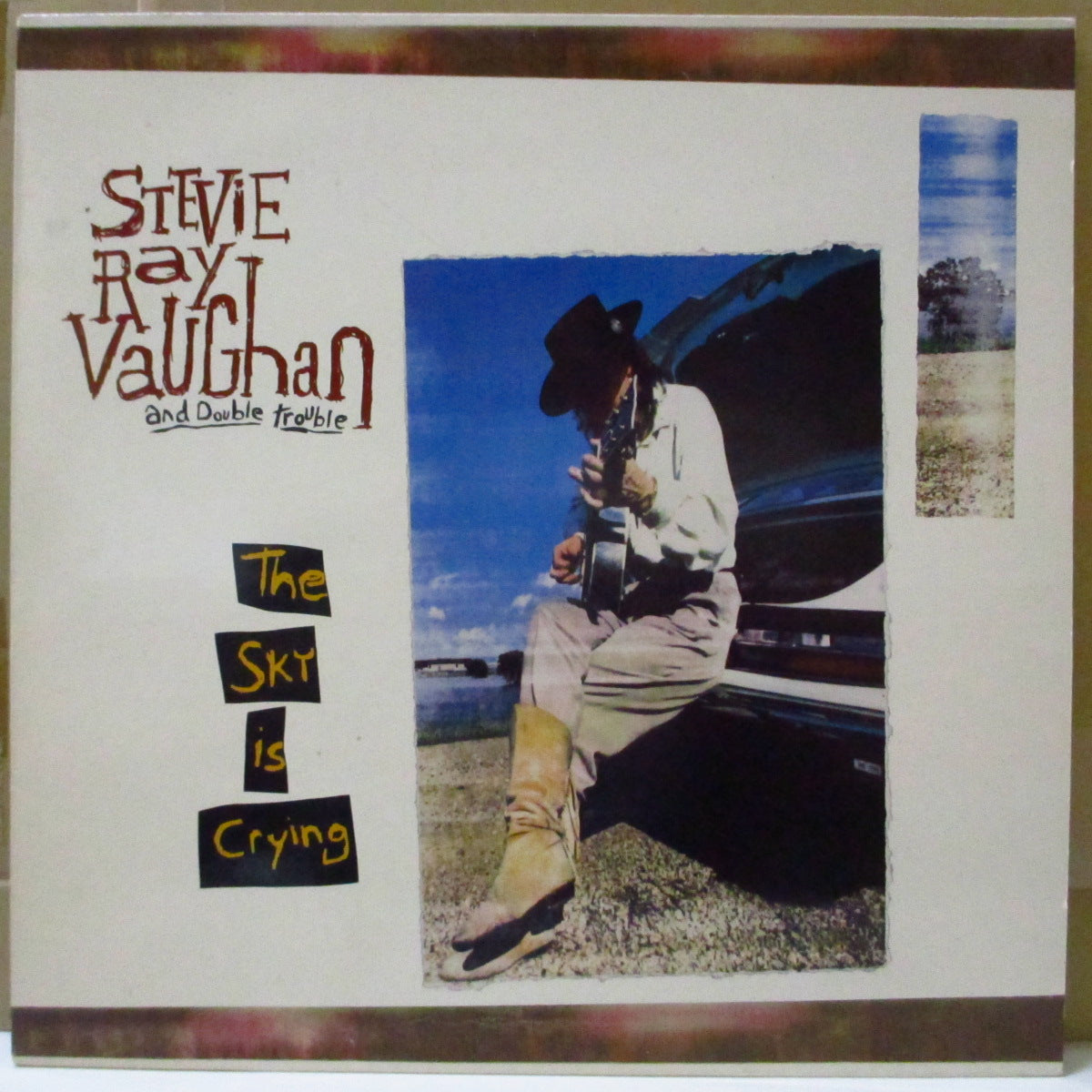 STEVIE RAY VAUGHAN & DOUBLE TROUBLE (スティーヴィー・レイ・ヴォーン・アンド・ダブル・トラブル) - The Sky Is Crying (EU オリジナル LP+インナー)