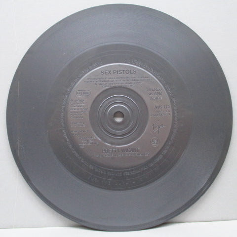 SEX PISTOLS (セックス・ピストルズ) - Pretty Vacant Live (EU '96 限定「シルバーヴァイナル」 7"+光沢固紙ジャケ)