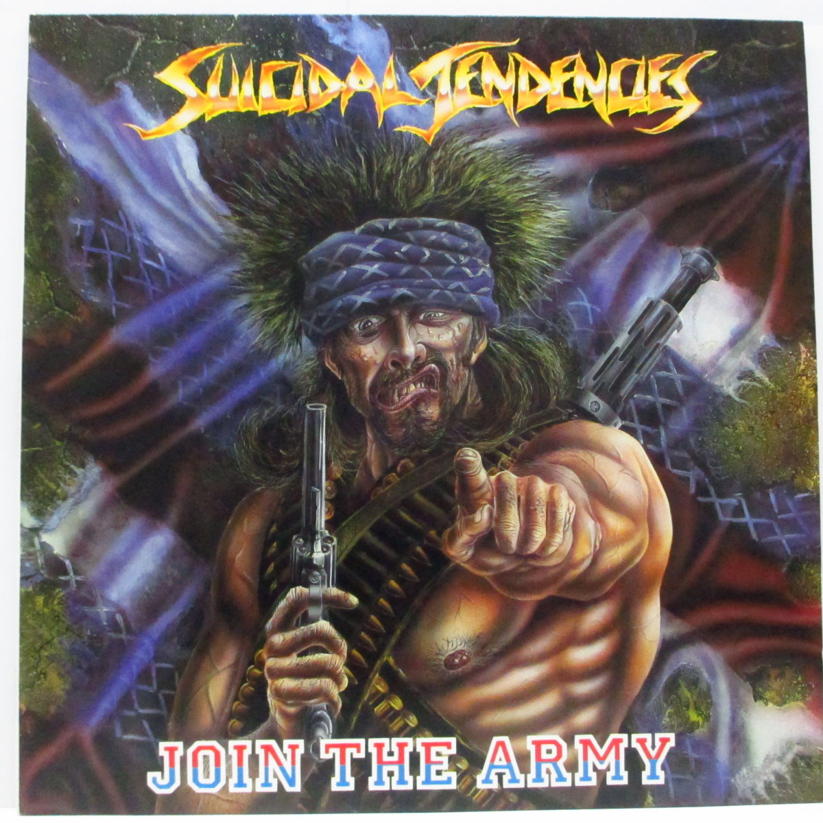 SUICIDAL TENDENCIES (スーサイダル・テンデンシーズ) - Join The Army (US オリジナル 「光に透かすと見える赤盤」LP+インナー)
