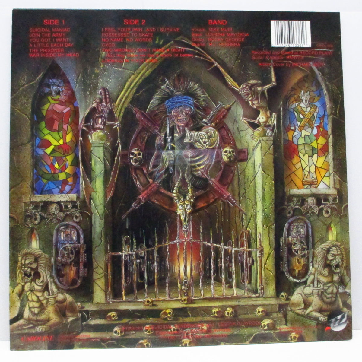 SUICIDAL TENDENCIES (スーサイダル・テンデンシーズ) - Join The Army (US オリジナル 「光に透かすと見える赤盤」LP+インナー)