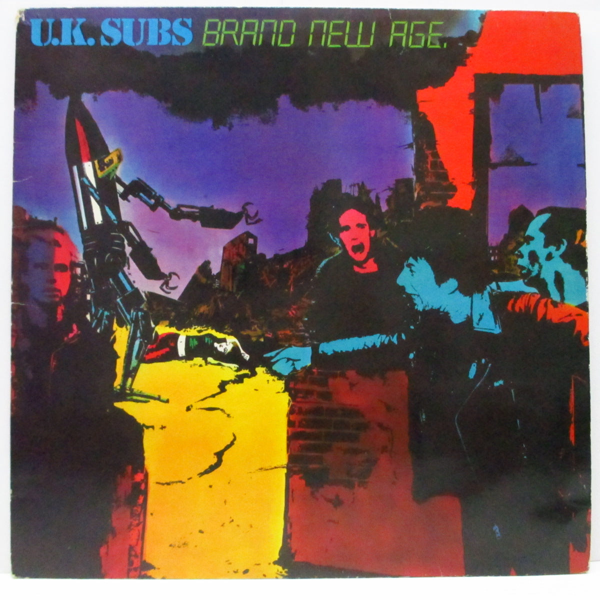 U.K. SUBS (U.K. サブス) - Brand New Age (UK 限定「ブラウンヴァイナル」LP+インサート)