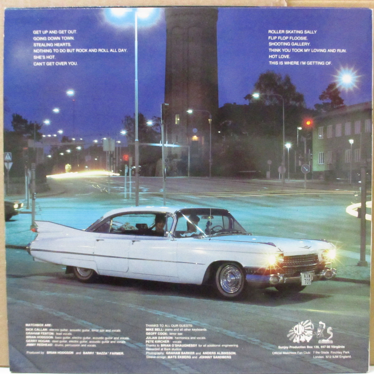 MATCHBOX - Going Down Town (Sweden Orig.LP)