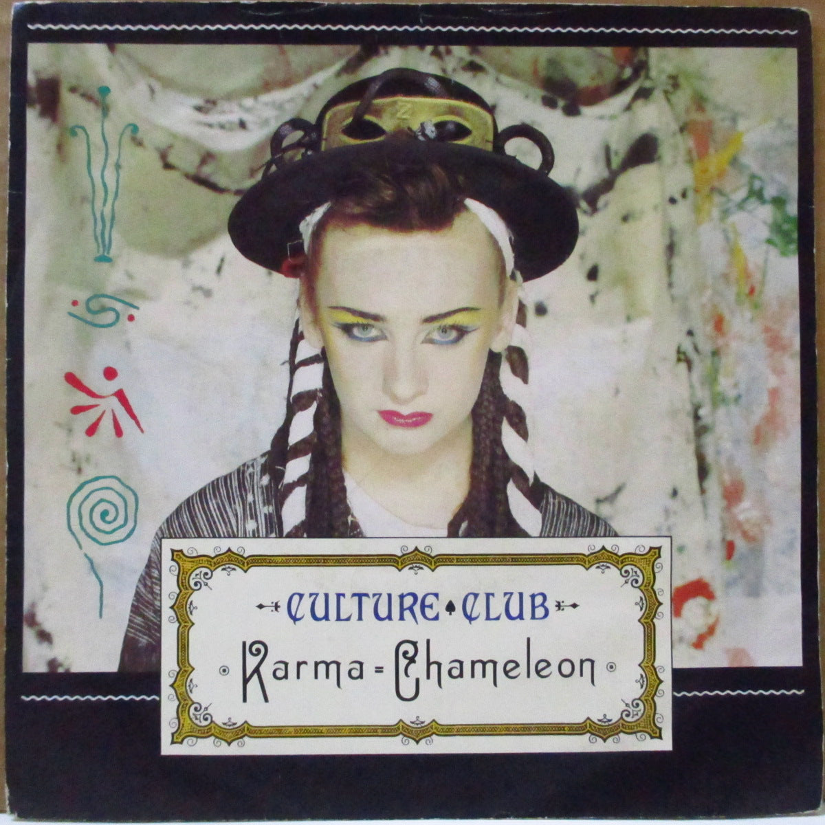 CULTURE CLUB (カルチャー・クラブ) - Karma Chameleon (UK オリジナル 7インチ+マットソフト紙ジャケ)