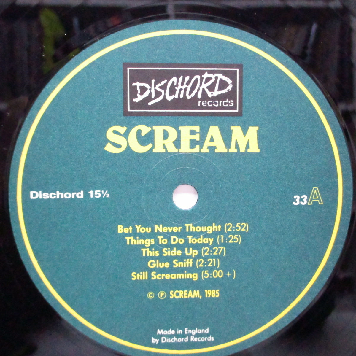 SCREAM (スクリーム) - This Side Up (UK オリジナル LP+インサート/黄色ジャケ)