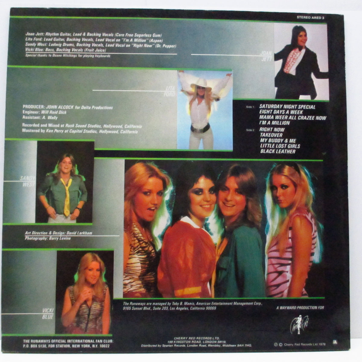 RUNAWAYS, THE (ザ・ランナウェイズ) - And Now... The Runaways (UK 1,000枚限定「ブルーヴァイナル」LP/ナンバリング入両面コーティングジャケ)