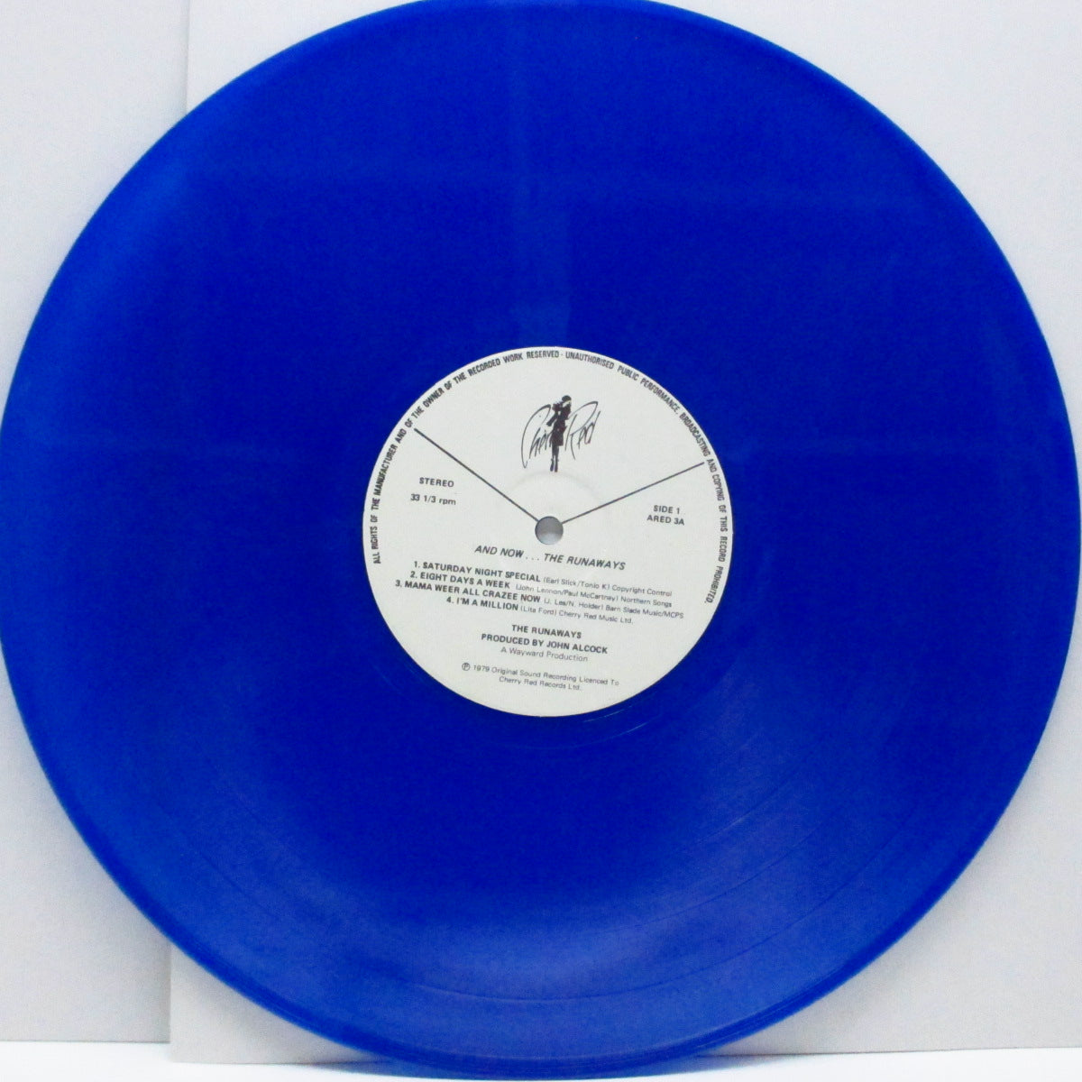 RUNAWAYS, THE (ザ・ランナウェイズ) - And Now... The Runaways (UK 1,000枚限定「ブルーヴァイナル」LP/ナンバリング入両面コーティングジャケ)