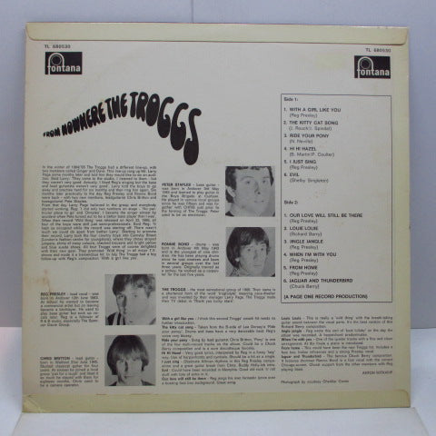 TROGGS (トロッグス) - From Nowhere (Dutch Orig.Mono LP/CFS)