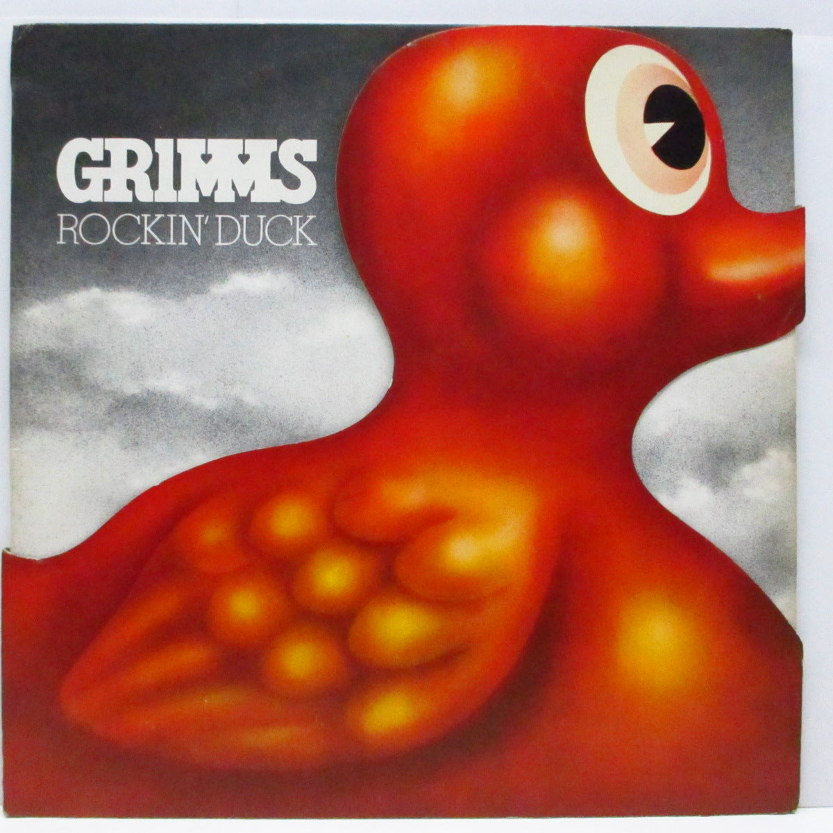 GRIMMS (グリムス) - Rockin' Duck (UK オリジナル LP+ダイカット「アヒル」ジャケ)