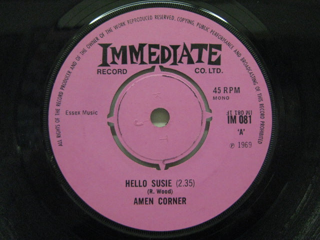 AMEN CORNER - Hello Susie / Evil Man's Gonna Win