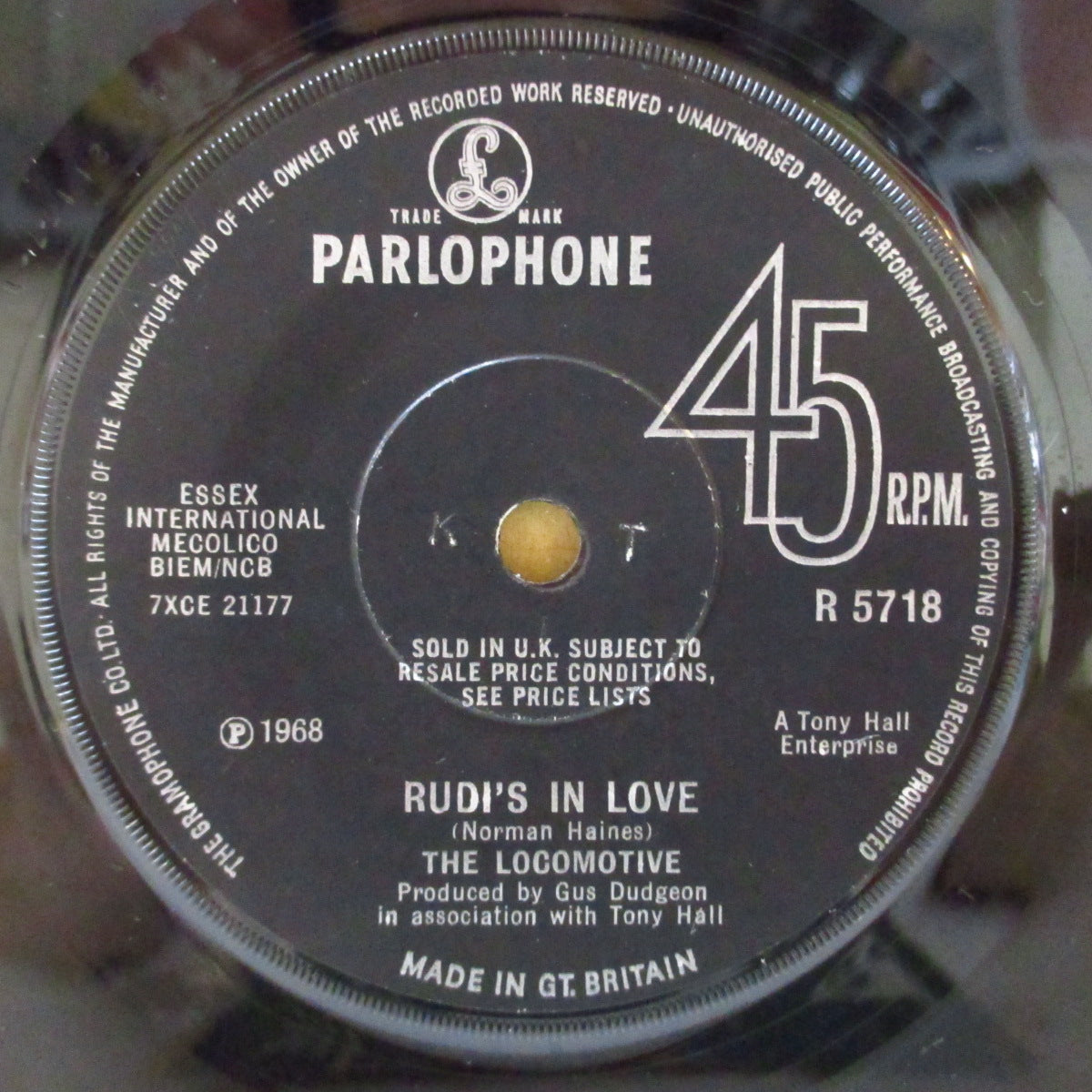 LOCOMOTIVE (ロコモーティブ) - Rudi's In Love / Never Set Me Free (UK オリジナル・フラットセンター 7"+カンパニースリーブ)