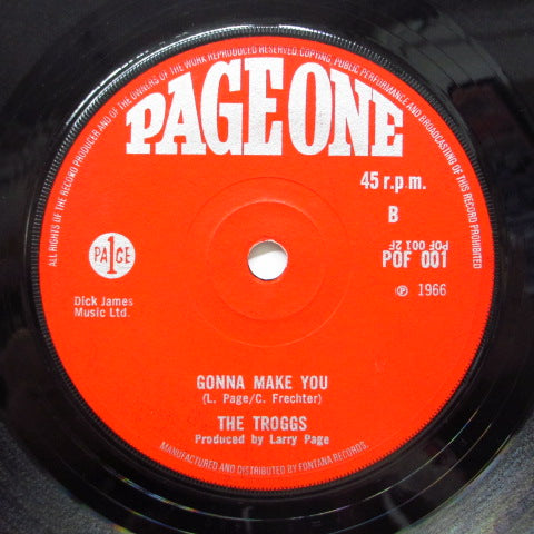 TROGGS (トロッグス) - I Can't Control Myself (UK Orig.Flat Center)