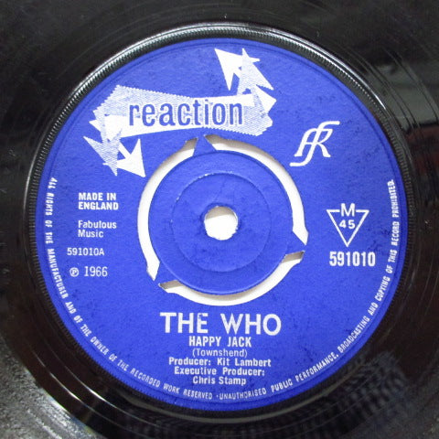 WHO (フー)- Happy Jack (UK オリジナル「モノラル」7