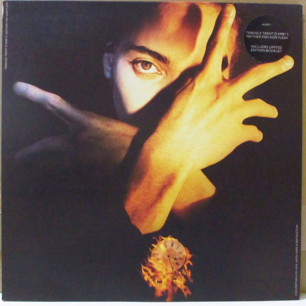 TERENCE TRENT D'ARBY (テレンス・トレント・ダービー) - Terence Trent D'Arby's Neither Fish Nor Flesh (UK オリジナル LP+インナー、ブッレット/ステッカー付きマットジャケ)
