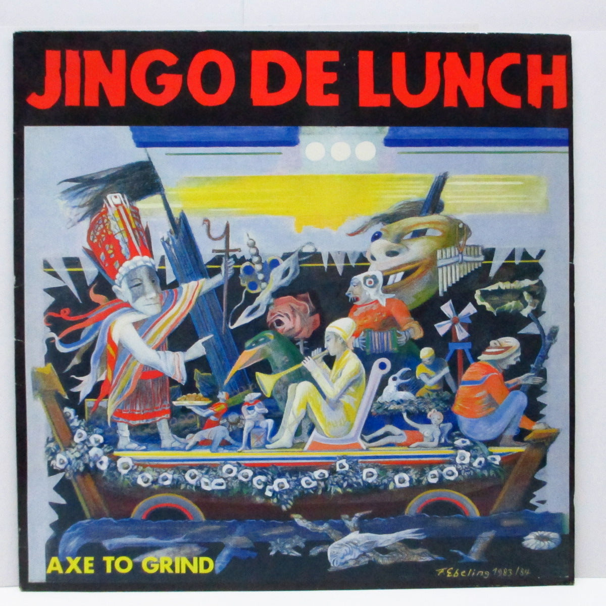 JINGO DE LUNCH (ジンゴ・デ・ランチ) - Axe To Grind (German オリジナル LP+インナー、インサート)
