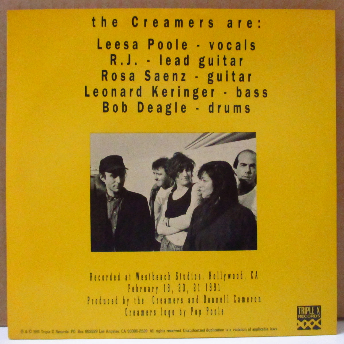 CREAMERS, THE (ザ・クリーマーズ) - Dead Weight (US Orig.7")