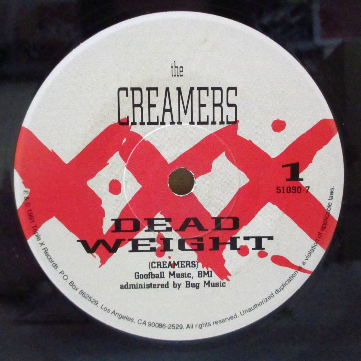 CREAMERS, THE (ザ・クリーマーズ) - Dead Weight (US Orig.7")
