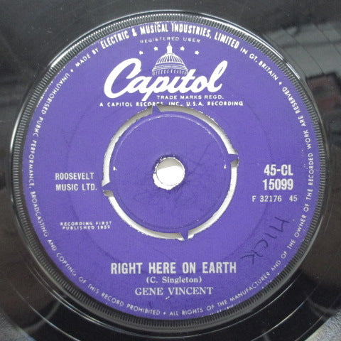 GENE VINCENT - Wild Cat (UK Orig)