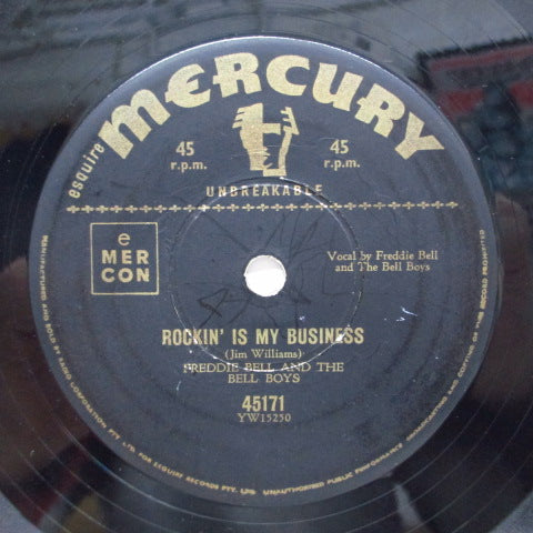FREDDIE BELL & THE BELLBOYS - Rockin' Is My Business (OZ Orig)