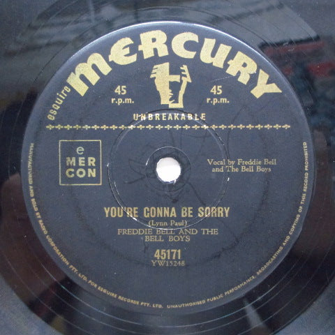 FREDDIE BELL & THE BELLBOYS - Rockin' Is My Business (OZ Orig)