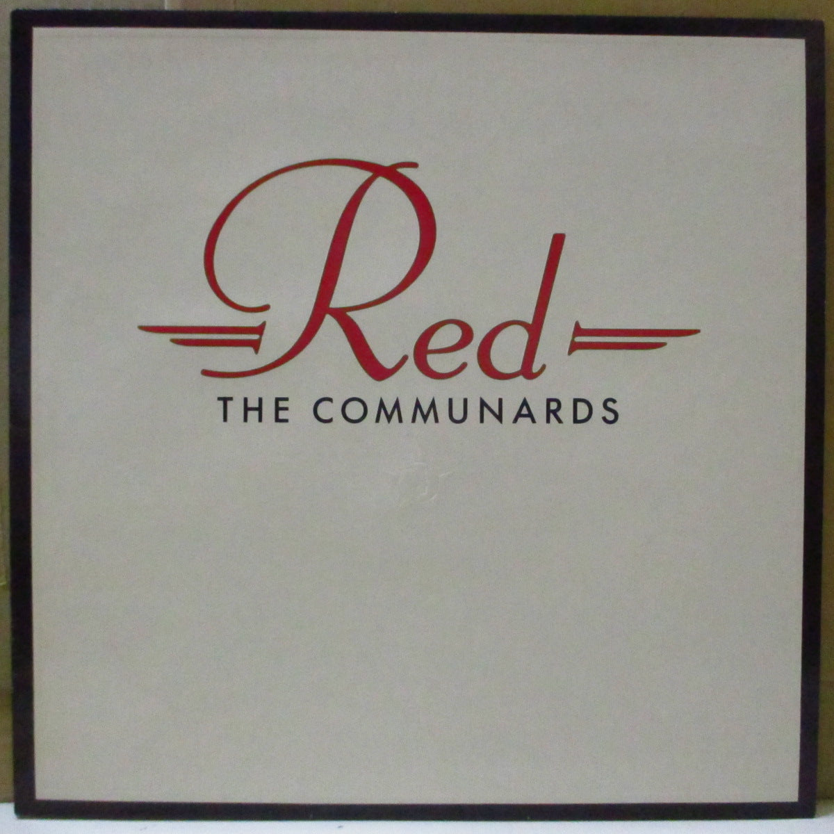 COMMUNARDS, THE (コミュナーズ) - Red (UK オリジナル LP+マットソフト紙インナー/エンボス・ホワイトジャケ)