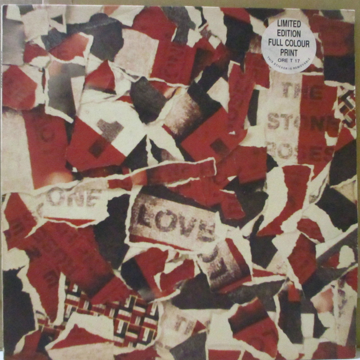 STONE ROSES, THE (ザ・ストーン・ローゼズ) - One Love (UK 限定 12インチ+カラープリント/レアステッカー付きジャケ/ORE T 17)