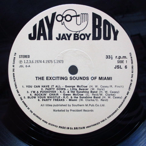 V.A. - The Exciting Sounds Of Miami (UK Orig.)