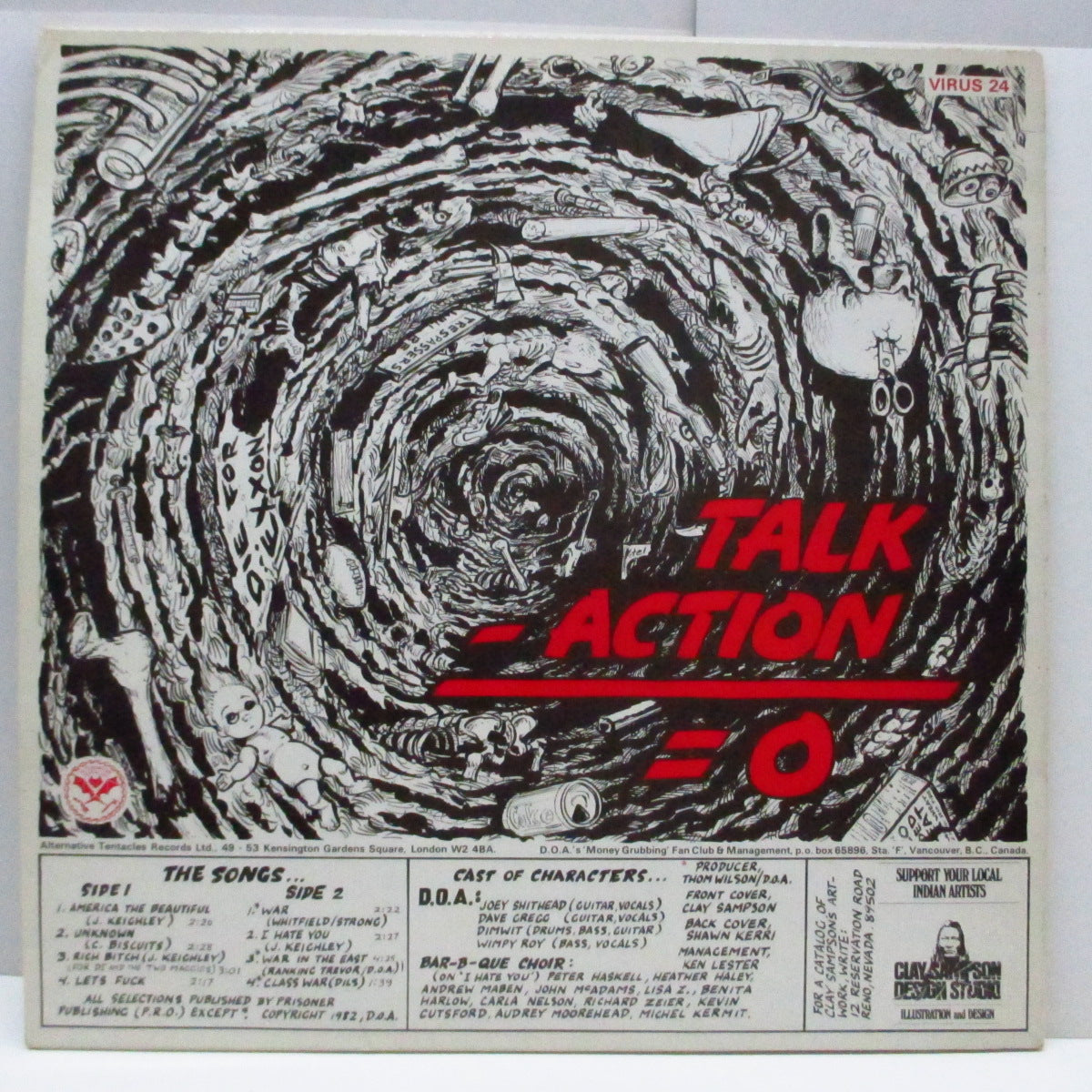 D.O.A. - War On 45 (UK Orig.12")