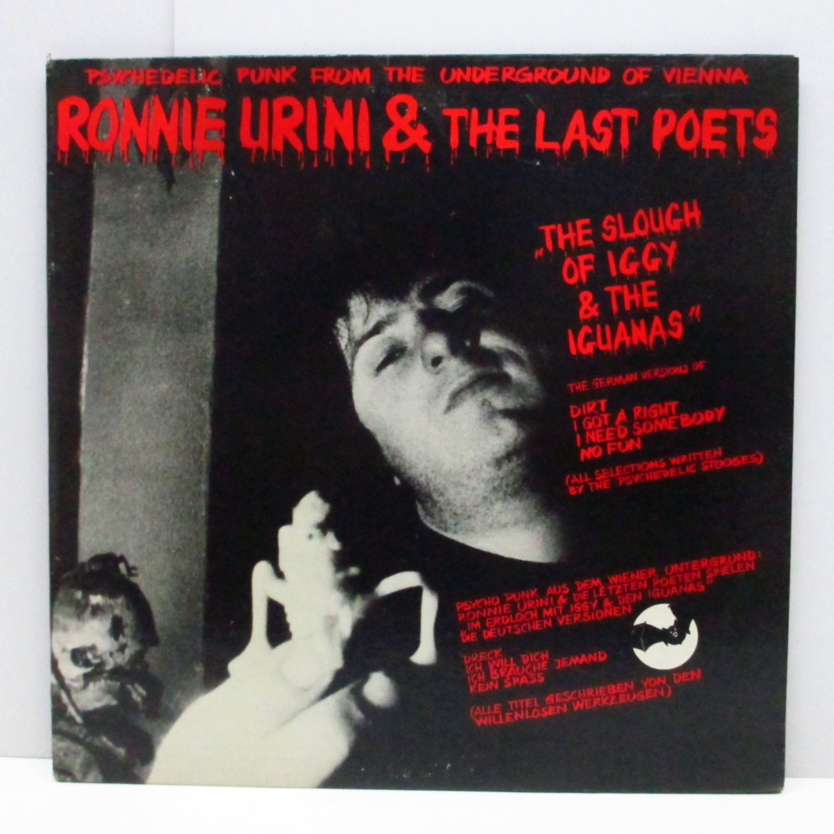 RONNIE URINI & THE LAST POETS (ロニー・ウリーニ & ザ・ラスト・ポエッツ) - The Slough Of Iggy & The Iguanas (US Orig.10")
