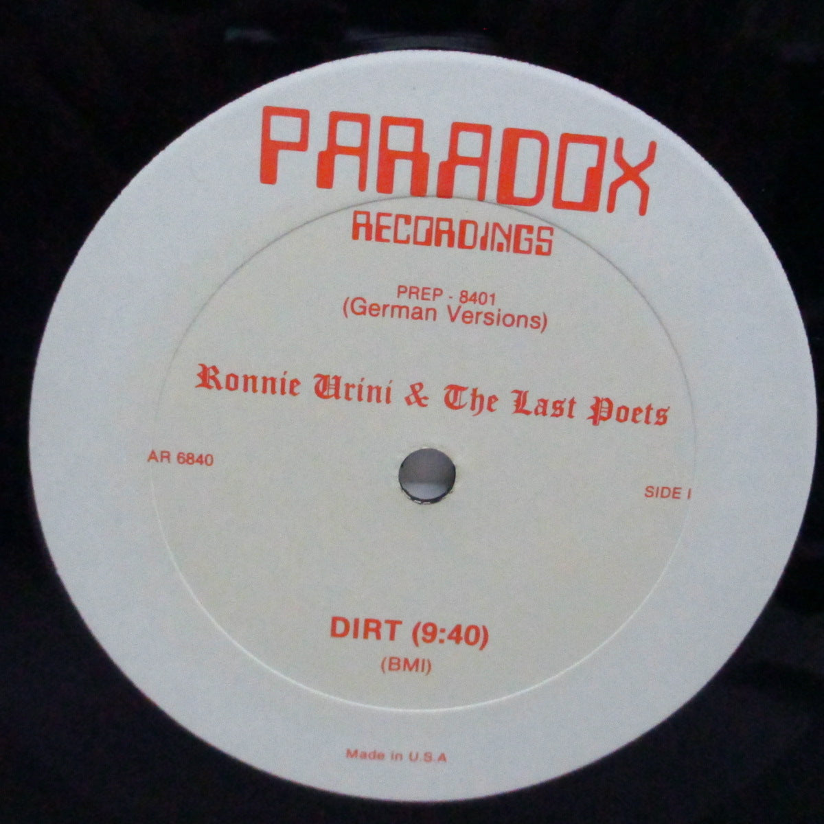 RONNIE URINI & THE LAST POETS (ロニー・ウリーニ & ザ・ラスト・ポエッツ) - The Slough Of Iggy & The Iguanas (US Orig.10")