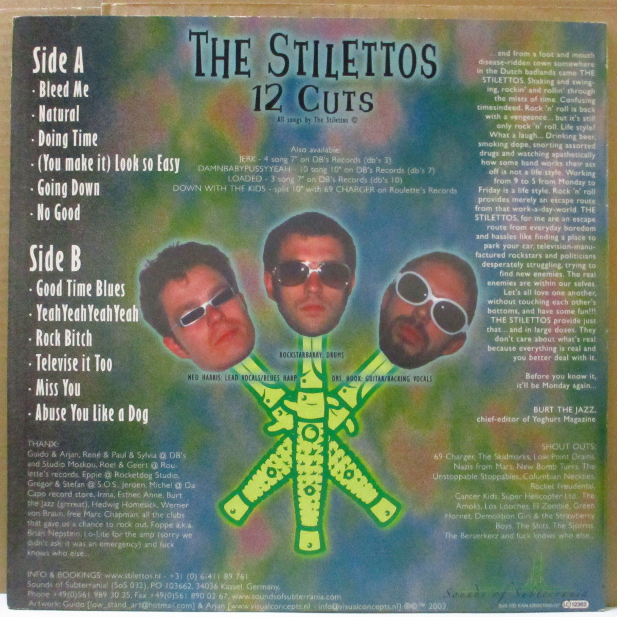 STILETTOS, THE (ザ・スティレットス) - 12 Cuts (German オリジナル LP)