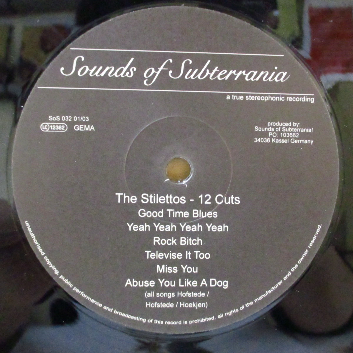 STILETTOS, THE (ザ・スティレットス) - 12 Cuts (German オリジナル LP)