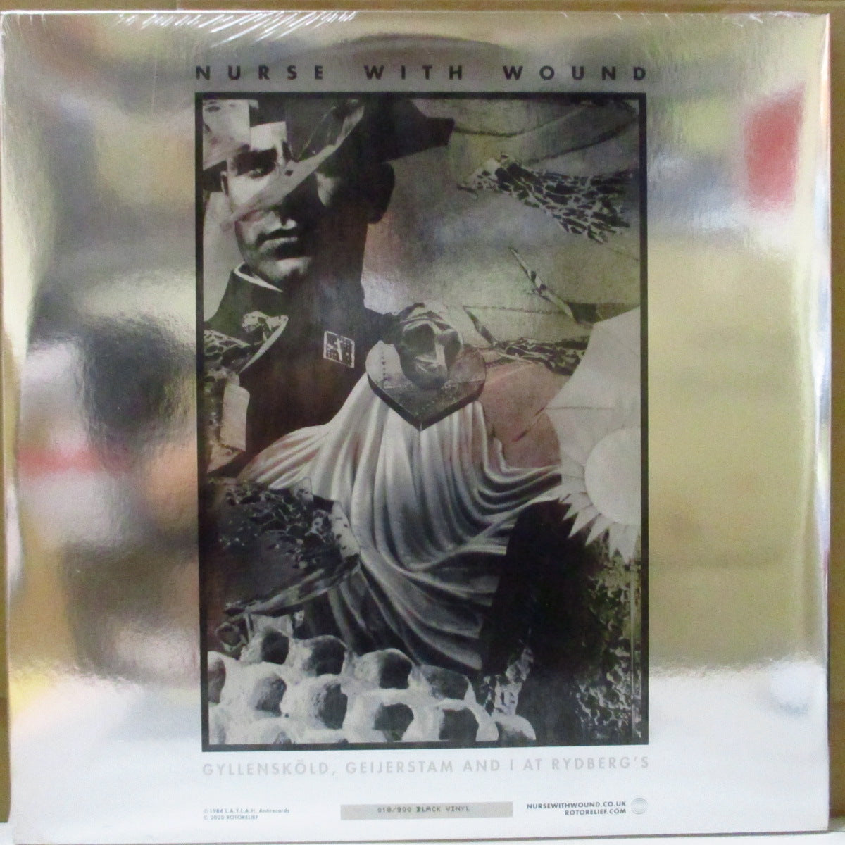 NURSE WITH WOUND (ナース・ウィズ・ウーンド) - Gyllensköld, Geijerstam And I At Rydberg's (France '21 900枚限定再発2xLP-ナンバリング入りメタリック見開きジャケ)
