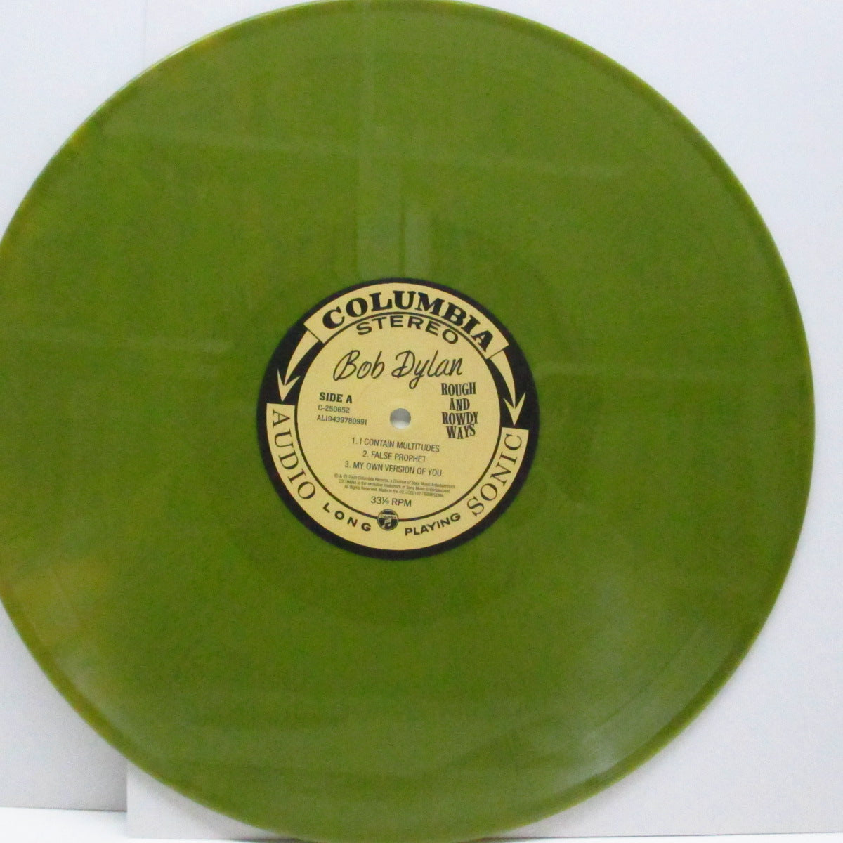BOB DYLAN (ボブ・ディラン) - Rough And Rowdy Ways (Worldwide 限定「オリーヴヴァイナル」2xLP+インナー/ステッカー付見開ジャケ)