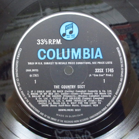 DOWNLINERS SECT (ダウンライナーズ・セクト) - The Country Sect (UK オリジナル「モノラル」LP/表面コーティング3面折り返し有りジャケ) '66年セカンドアルバム!