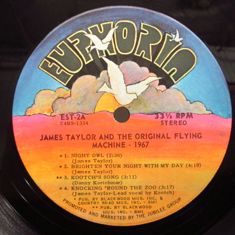 JAMES TAYLOR & THE ORIGINAL FLYING MACHINE (ジェームス・テイラー & ジ・オリジナル・フライング・マシーン) - 1967 (US Orig.)